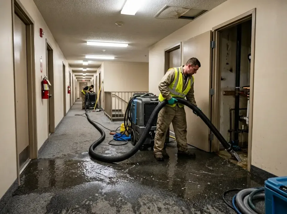 multi-unit-apartment-hallway-f-005 — frequently asked questions, Emergency Burst Pipe Water Extraction & Removal in Wyndham,…